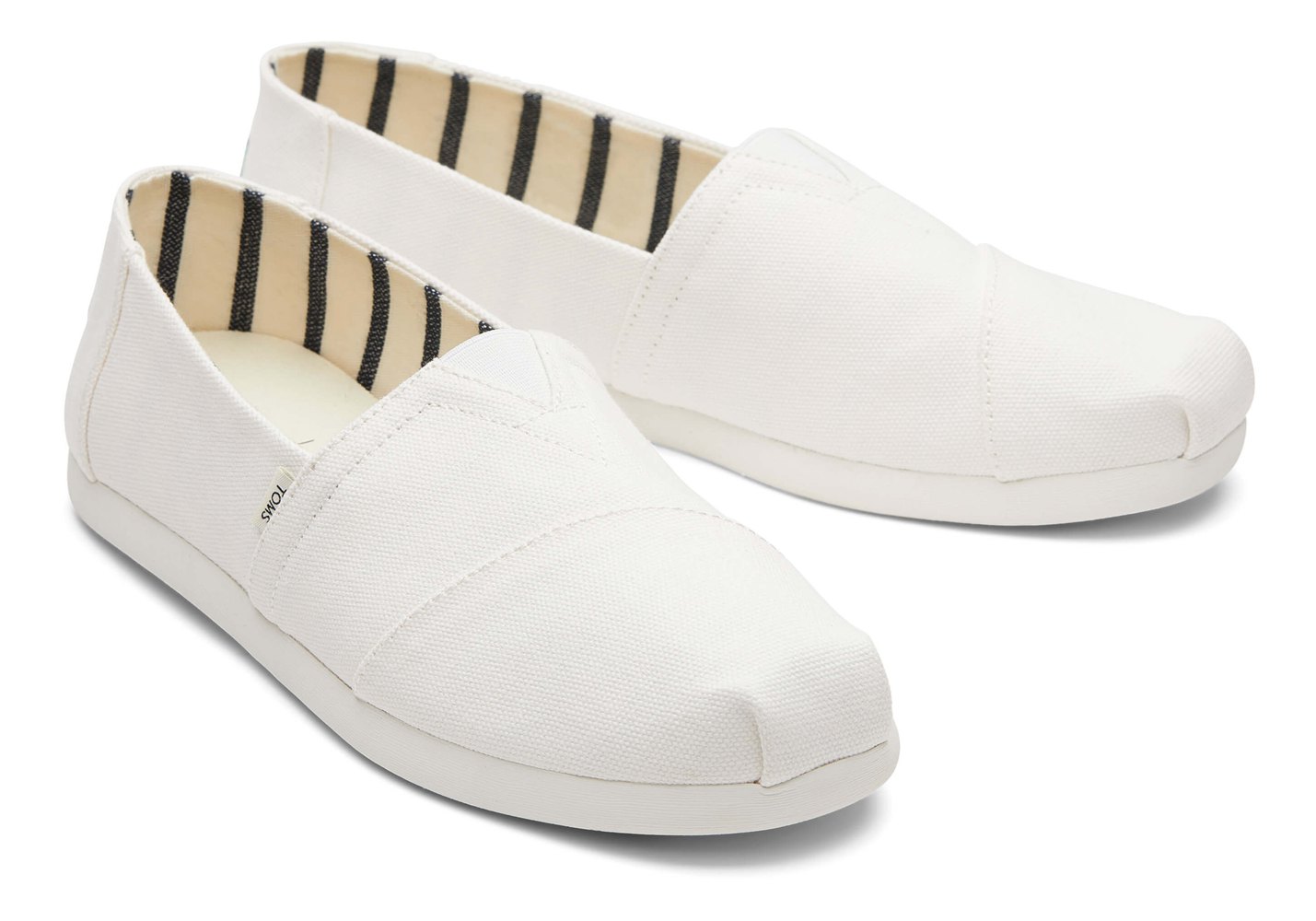 Toms Alpargata Canvas Espadrille White - Mens - 84096-MZPE